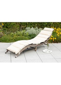 Merxx Gartenliege &raquo;Waikiki&laquo; Stahl, klappbar, inkl. Auflage