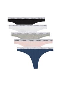 Calvin Klein Underwear String &raquo;5 PACK THONG (LOW-RISE)&laquo; Packung, 5er-Pack, 5 Stk. mit Logobund