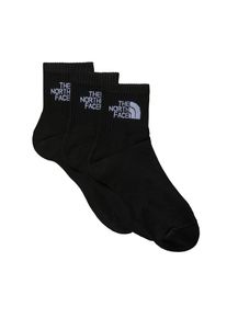 The North Face Sportsocken &raquo;MULTI SPORT CUSH QUARTER SOCK 3P&laquo; Packung, 3 Stk. tlg. f&uuml;r Erwachsene, mit Logostickerei, mit Bel&uuml;ftungszonen schwarz, 