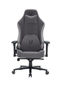 Deltaco L33T-Gaming - Neolite Gaming Chair with Neotec Fabric Gaming Stuhl - Grau - Hochwertiges Gewebe - Bis zu 150 kg