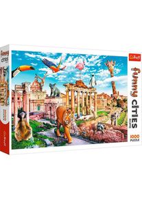 Trefl Puzzle - Funny Cities - Wild Rome (1000 pieces) Boden