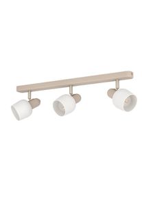 Eglo CORATO spot rail 3L sand/white