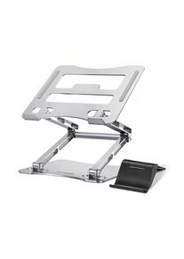 Wozinsky WRS-CPY75DSS Aluminum Laptop and Tablet Stand + Smartphone Stand - Silver