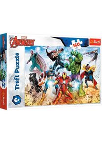Trefl Puzzle - Marvel - Ready to save the world (160 pieces) Boden