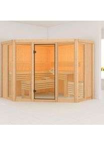 Sauna Karibu Alcinda, sans po&ecirc;le, sans corniche