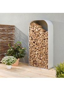 Abri b&ucirc;ches Vitavia Lignum abri bois de chemin&eacute;e, (LxPxH) 0,99x0,4x2 m, 401 haut,sans couleur