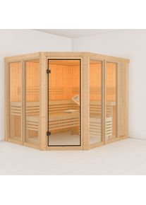 Sauna Karibu Ainur, sans po&ecirc;le, sans corniche