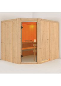 Sauna Karibu Woodfeeling Horna, sans po&ecirc;le