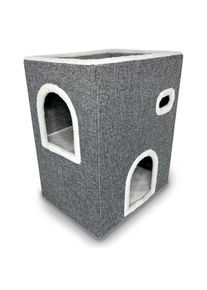 duvoplus faltbares Katzenhaus Gordon grau