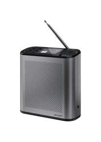 Sharp, Digitalradio (DAB+) &raquo;DR-P530(GY)&laquo; (Bluetooth Digitalradio (DAB+) UKW mit RDS ), Grau, Eingebauter Lautsprecher oder verwenden Sie den 