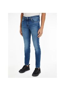 Calvin Klein Jeans, Herren, &raquo;SLIM TAPER&laquo; im 5-Pocket-Style, Denim Medium, L&auml;nge 34, 32 - L&auml;nge 34, Denim Medium, Slim-Fit Jeans mit schmaler Beinform 