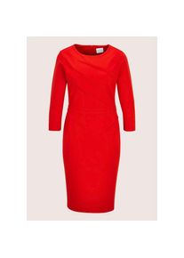 Madeleine Mode MADELEINE, Damen, Jerseykleid &raquo;Etuikleid Schmales Jersey-Kleid mit Rundhals&laquo;, rot, N-Gr, 48 - N-Gr, rot, Figurbetonte Silhouette, 98 cm L&auml;nge