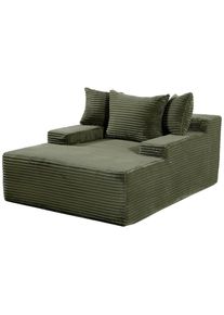 P & B Xxl-Sessel , Gr&uuml;n , Textil , F&uuml;llung: Schaumstoff,Schaumstoff , 125x63x170 cm , Fsc, Bsci , Wohnzimmer, Sessel, XXL-Sessel