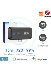 Tuya Wi-Fi smart infrared remote control, Tuya universal remote control, Zigbee voice smart home remote control