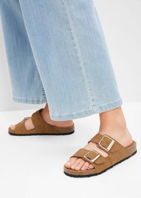 Slip-in-sandaler fra Tamaris, brun, st&oslash;rrelse 36, bonprix