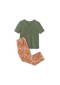 Tchibo - Női 7/8-os pizsama - nő - m&eacute;ret S 36/38 - z&ouml;ld