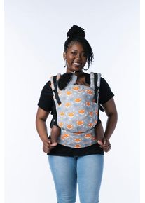 Cotton Tula Free-to-Grow Baby Carrier - Fox Trot - Grey