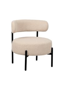 Eglo Stuhl &raquo;Manirenja&laquo; - 65x62,5x77cm - schwarz - Polyester / Schaumstoff / Metall