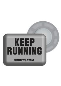 BibBits Race Number Magnets - Keep Running