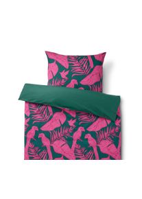 Tchibo - Pościel z bawełny renforc&eacute;, Tropical Green, rozmiar niestandardowy