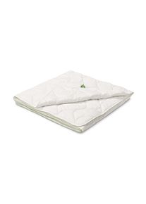 Bawełniana kołdra pikowana Irisette greenline - kolor: biały