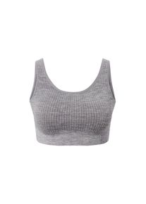 Tchibo - Bezszwowy biustonosz sportowy - dla pań - rozmiar M 40/42 - kolor: szary