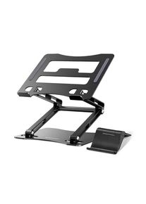 Wozinsky WRS-CPY75DSB Aluminum Laptop and Tablet Stand + Smartphone Stand - Black