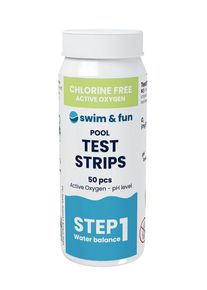 Swim & Fun Swim & Fun Teststreifen Chlor pH Stabilisator 50 Stk