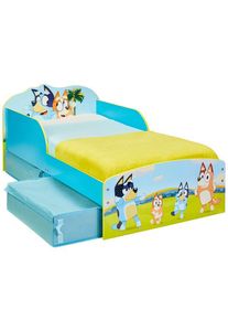 Bluey Kids Toddler Bed with Storage Drawers