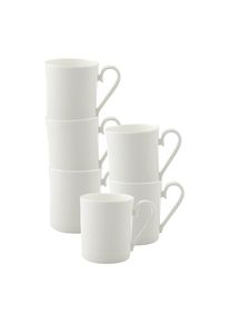 Villeroy & Boch Villeroy & Boch Becher &raquo;Becher mit Henkel Royal 230 ml 6er Set wei&szlig;&laquo;