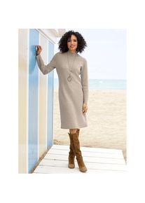 Heine Strickkleid &raquo;Strickkleid&laquo; beige, Gr&ouml;&szlig;e 50