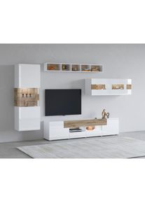 Inosign Wohnwand &raquo;Toledo, Breite 391cm stilvolle Mediawand ohne Beleuchtung&laquo; Set, 4 Stk. tlg.