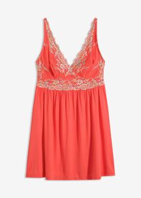 bonprix Női Neglizs&eacute; puha viszk&oacute;zzal, r&oacute;zsasz&iacute;n, 40/42