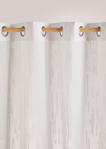 Enf&auml;rgad jacquardgardin (1-pack) - vit - storlek 245x135 cm - bonprix