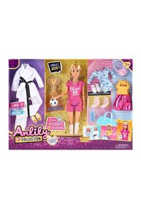 Masen Toys Doll set w/sports clothes