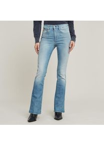 G-Star Raw G-STAR, Damen, Bootcut-Jeans &raquo;3301 Flare Wmn&laquo; aus Stretch-Denim, vintage alloy blue, 29 - L&auml;nge 34, Jeans von G-Star