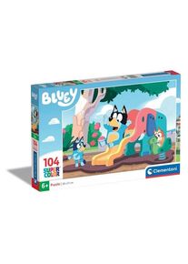 Clementoni Jigsaw Puzzle Bluey on the Slide 104st. Boden