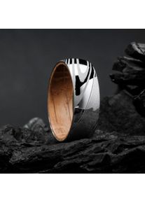 Holzkern Sumo Ring Damaskusst&aring;l og Eg