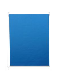 Rollo HWC-D52, Fensterrollo Seitenzugrollo Jalousie, 80x230cm Sonnenschutz Verdunkelung blickdicht ~ blau