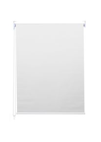 Rollo HWC-D52, Fensterrollo Seitenzugrollo Jalousie, 120x230cm Sonnenschutz Verdunkelung blickdicht ~ wei&szlig;