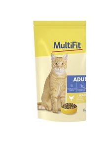 MultiFit droogvoer kat, volwassen kip 1 kg