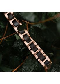 Holzkern bracelet for men and women Acoustic (Maple/Rose Gold) made of natural wood, size adjustable