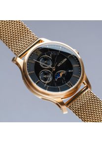 Holzkern; Wood Watch Moonrise (Marble/Gold), Men, Natural wood