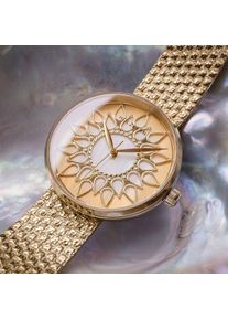 Holzkern; Tr&aelig; ur Suncatcher (perlemor/guld), Damer, Naturligt tr&aelig;