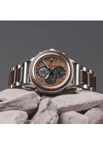 Holzkern; Wood Watch Madagascar (Walnut/Walnut), Men, Natural wood