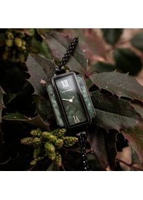 Holzkern; Montre en bois Jay (Marbre/Noir), Femme, Bois naturels