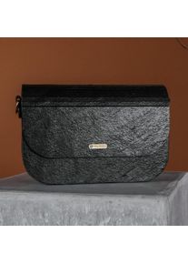 Holzkern Handbag Uniqase Iveya Black Slate Shoulder Bag