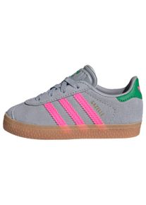 adidas originals Drenge Sneakers 'Gazelle' gr&aring; / gr&aelig;sgr&oslash;n / pink St&oslash;rrelse 27