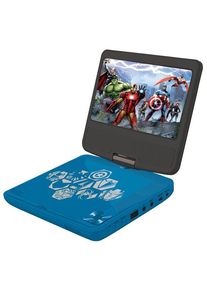 Lexibook Avengers Portable DVD Player with Screen USB Port and Headphones