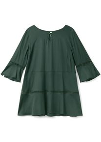 sheego, Damer, Tunika, M&oslash;rkegr&oslash;n, St&oslash;rrelse 40